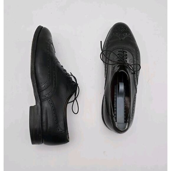 Allen Edmonds Shoes Mens 8.5 C Black Wing Ox Oxford Lace Up Dress 66152 main image 9